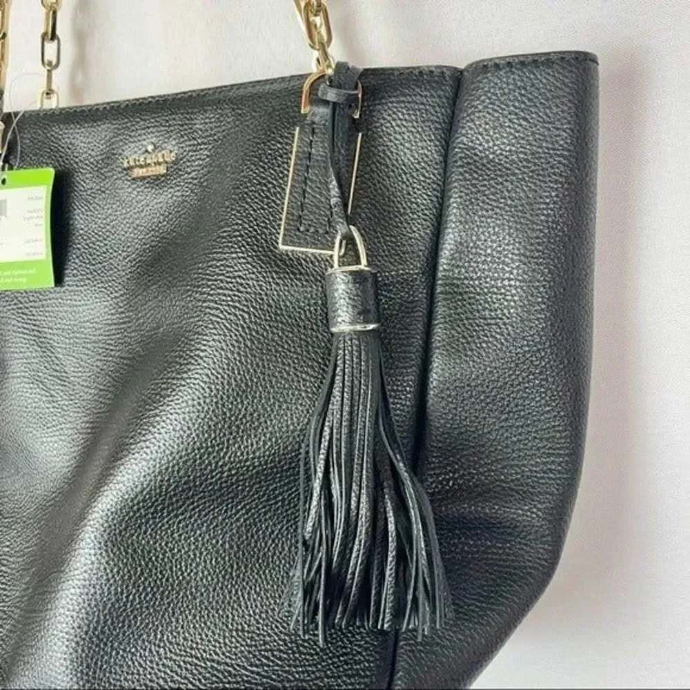 Kate Spade Black Kingston Drive Vivian Leather Shoulder Bag